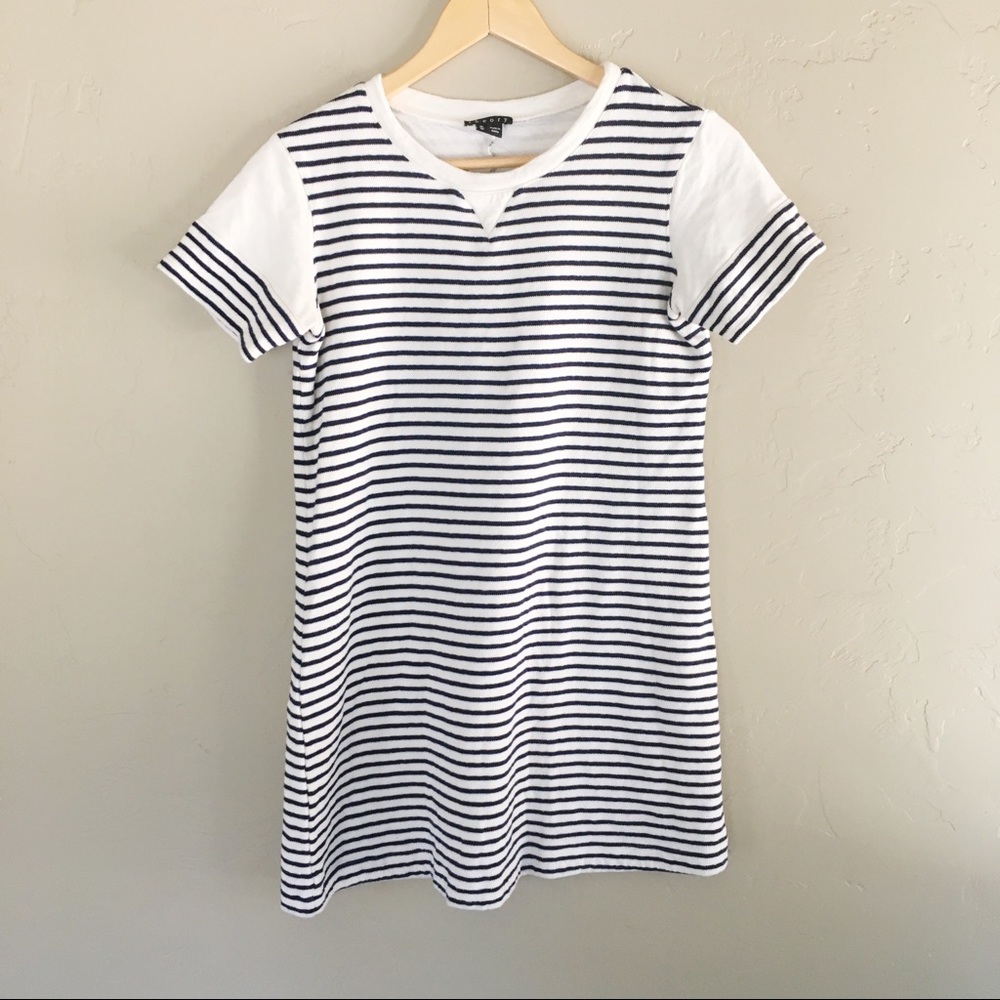 Theory Striped Tunic Top